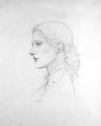 Lucy Merrill portréja alkotó: Edward Coley Burne Jones
