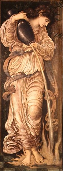 Temperance, 1867 körül (vegyes média) alkotó: Edward Coley Burne Jones