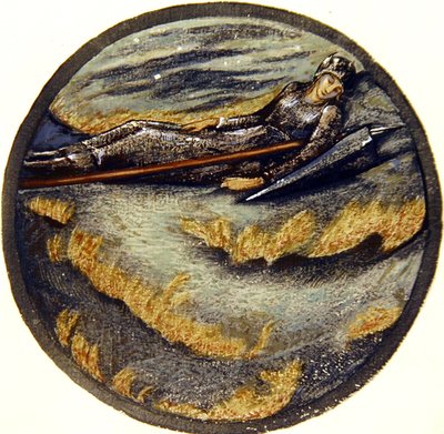 A Virágkönyv: XIX. Flame Heath alkotó: Edward Coley Burne Jones