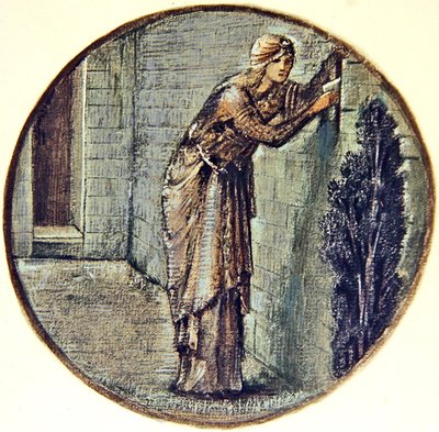A Virágkönyv: XXIV. Fali próba alkotó: Edward Coley Burne Jones