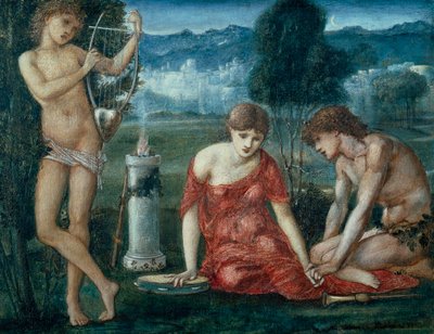 Áldozat Szűzhártyának, 1875 alkotó: Edward Burne Jones