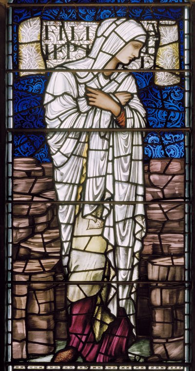 Edinburgh, St Giles Cathedral, Morris & Co., Edward Burne-Jones, Jepthas lánya, 1886 alkotó: Edward Burne Jones