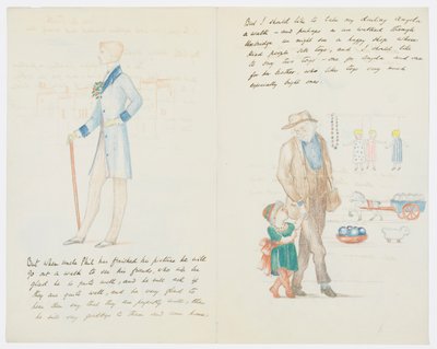 Levél a művész unokájának, Angela Thirkellnek (ceruza papíron) alkotó: Edward Burne Jones