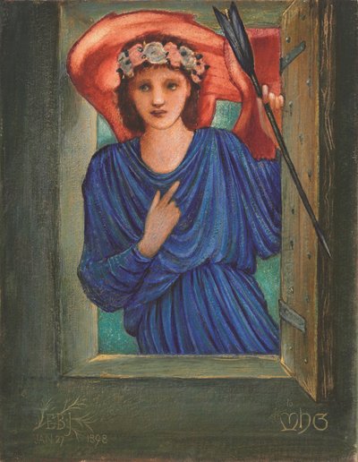 Szerelem az ablakban alkotó: Edward Coley Burne Jones