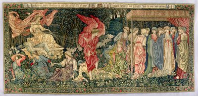 Vénusz elhaladása, 1901-ben tervezték és 1926-ban szőtt (gyapjú, selyem és len kárpit) alkotó: Edward Burne Jones