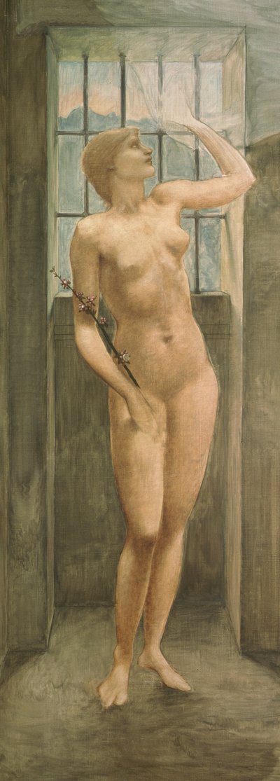 Spes, Remény a börtönben, 1874 körül alkotó: Edward Burne Jones