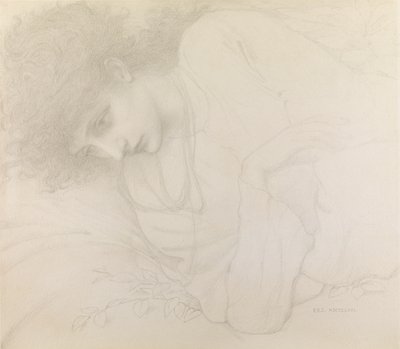 Mary Cassavetti tanulmánya alkotó: Edward Burne Jones