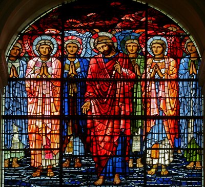 A felemelkedés, 1885-1897 (festett üveg) alkotó: Edward Burne Jones