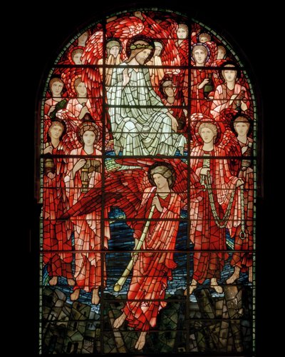 Az utolsó ítélet ablaka, részlet, 1897 (festett üveg) alkotó: Edward Burne Jones