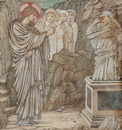 Die Auferweckung des Lazarus von Edward Burne Jones