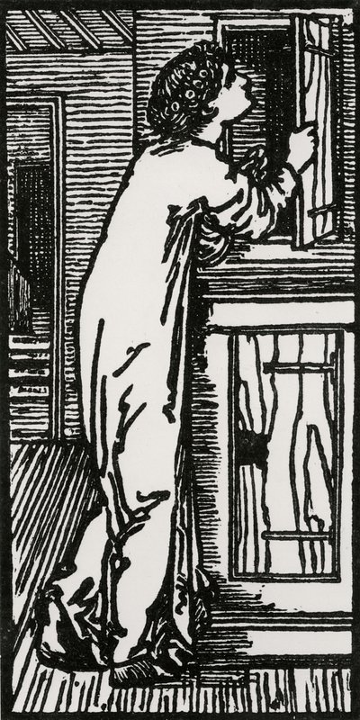 Psyche Betekintés a szekrénybe, 1866 alkotó: Edward Coley after Burne-Jones