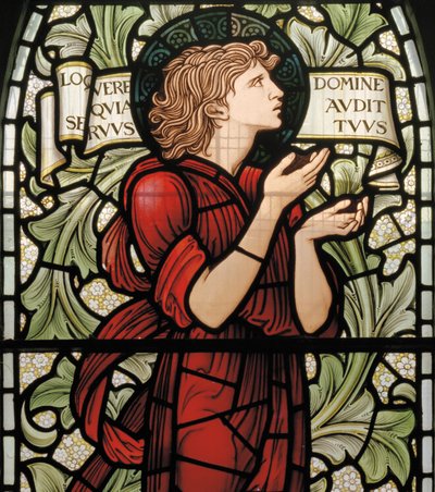 Wilden, All Saints, Morris & Co., Edward Burne-Jones, John Henry Dearle (1859-1932), Samuel, részlet, 1902-1914, Louisa, Alfred, The Baldwins, miniszterelnök, metodista, Worcestershire, Arts & Crafts, alkotó: Edward Coley and Dearle Burne-Jones