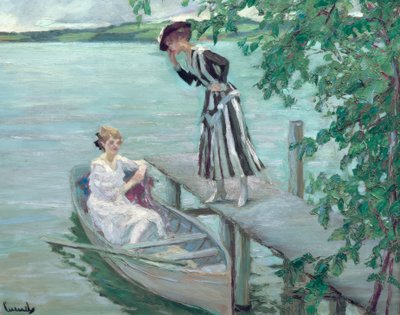 A mólónál alkotó: Edward Cucuel