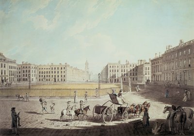 Hannover tér (akvarell papíron) (lásd még: 95224) alkotó: Edward Dayes