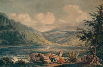 Hawes Water, Westmorland, 1790, 1935 alkotó: Edward Dayes