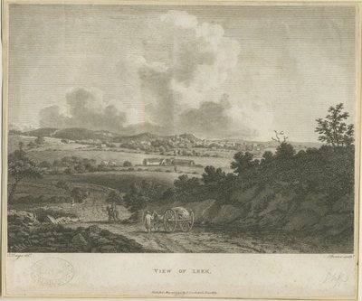 Leek Town: metszet, nd [c 1795] alkotó: Edward Dayes