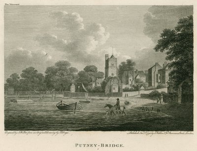 Putney Bridge, London alkotó: Edward Dayes