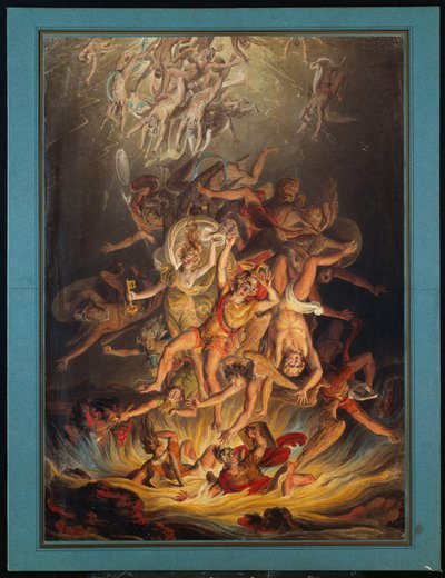 Az angyalok bukása, 1798 alkotó: Edward Dayes