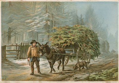 Egy ember vezet egy szamarat alkotó: Edward Duncan