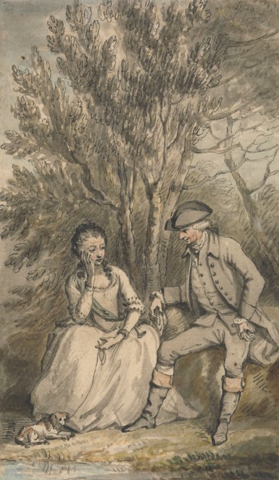 Illusztráció egy szentimentális utazáshoz: Epizód: Maria és kutyája, Sylvia alkotó: Edward Edwards