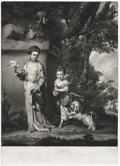 A Ladies Amabel és Mary Jemima Yorke, c. 1761. alkotó: Edward Fisher