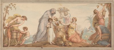 Az ősz allegóriája alkotó: Edward Francis Burney