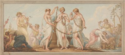 A tavasz allegóriája alkotó: Edward Francis Burney