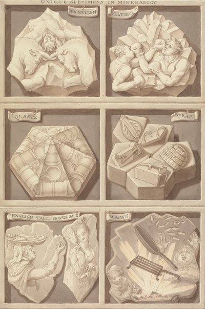 Egyedi ásványtani példányok alkotó: Edward Francis Burney