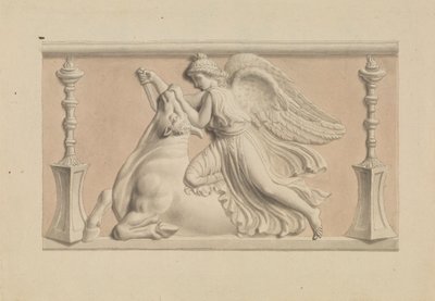 Bikát ölő szárnyas alak alkotó: Edward Francis Burney