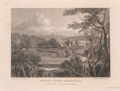 Bolton Abbey, Wharfdale alkotó: Edward Francis Finden