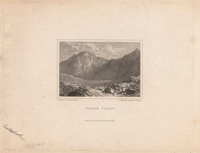 Cader idris alkotó: Edward Francis Finden