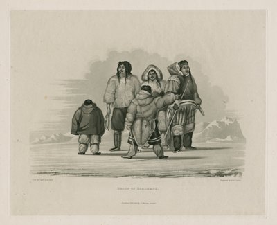 Eskimaux csoport alkotó: Edward Francis Finden