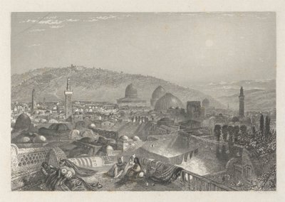 Jeruzsálem a latin kolostorból alkotó: Edward Francis Finden