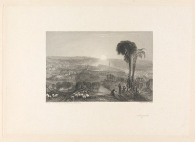 Názáret alkotó: Edward Francis Finden