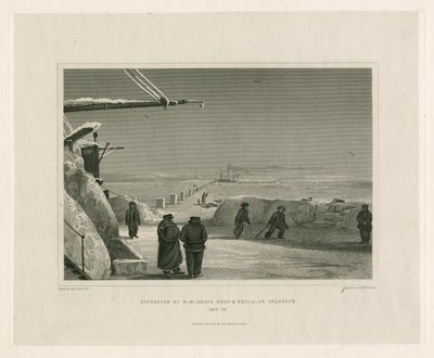 A HM Ships Fury és Hecla helyzete Iglooliknál alkotó: Edward Francis Finden