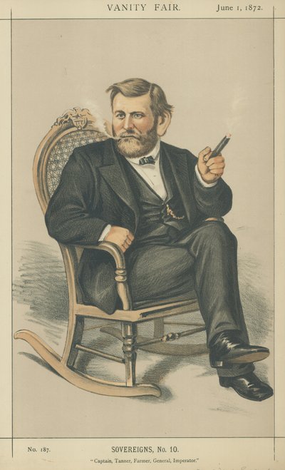Ulysses S Grant tábornok alkotó: Edward Frederick Brewtnall
