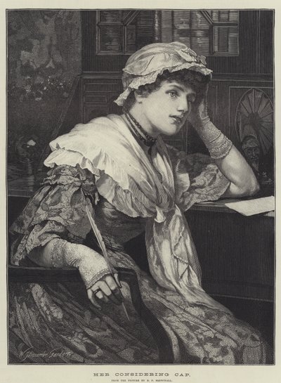 Gondolkodó sapkája alkotó: Edward Frederick Brewtnall