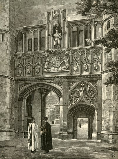 Főkapu, Trinity College, 19. század vége. alkotó: Edward Gascoin