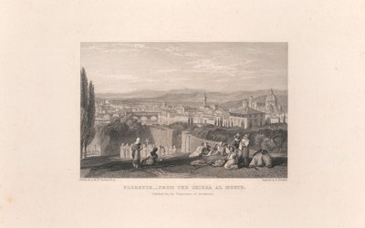 Firenze a Chiesa al Monte-ból alkotó: Edward Goodall