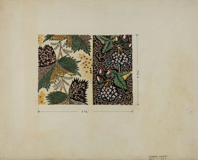 Calico darabja, c. 1936. alkotó: Edward Grant