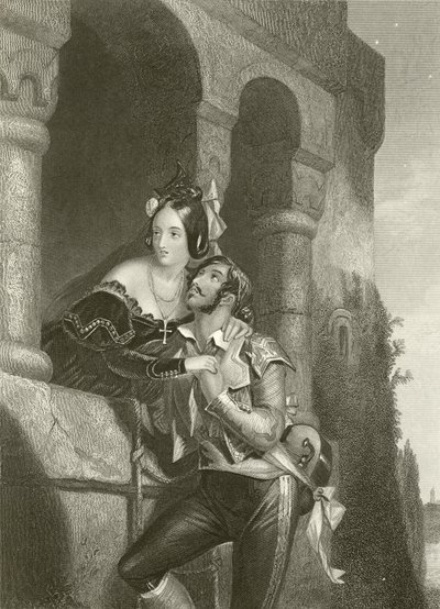 Jó éjszakát (metszet) alkotó: Edward Henry (after) Corbould