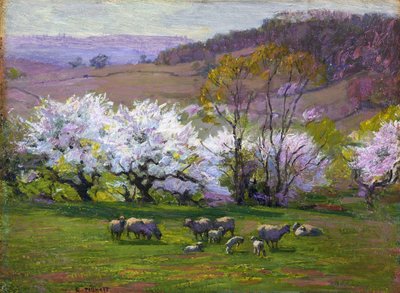 Virágzás ideje, alkotó: Edward Henry Potthast