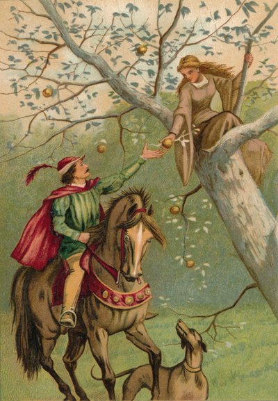 Kétszem és a lovag, 1901 alkotó: Edward Henry Wehnert