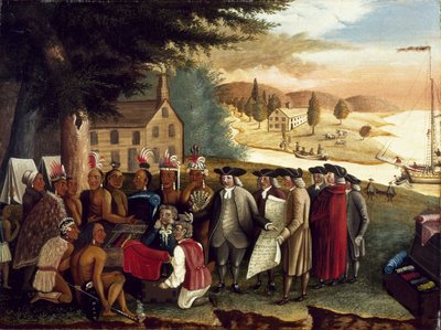 Penn szerződése az indiánokkal alkotó: Edward Hicks