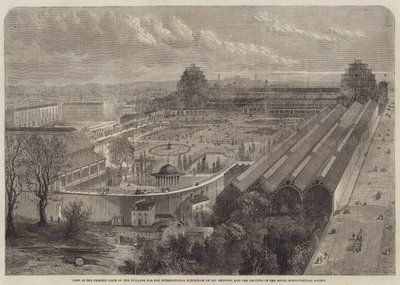 Az 1862-es Nemzetközi Kiállítás épületének jelenlegi állapota? alkotó: Edward Hull