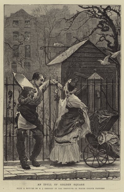 Az Arany tér idillje alkotó: Edward John Gregory