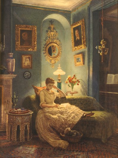 Egy este otthon, 1888 alkotó: Edward John Poynter