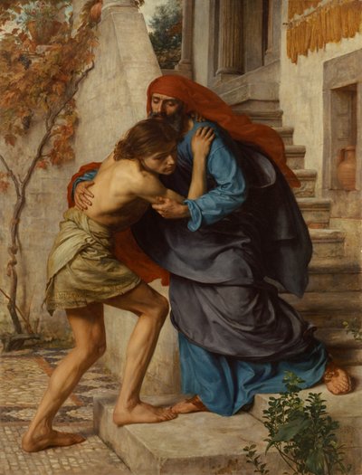 A tékozló fiú visszatérése alkotó: Edward John Poynter