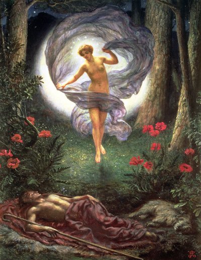 Endymion látomásai alkotó: Edward John Poynter