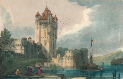 Ellfeld gótikus tornyai, 1834. alkotó: Edward John Roberts